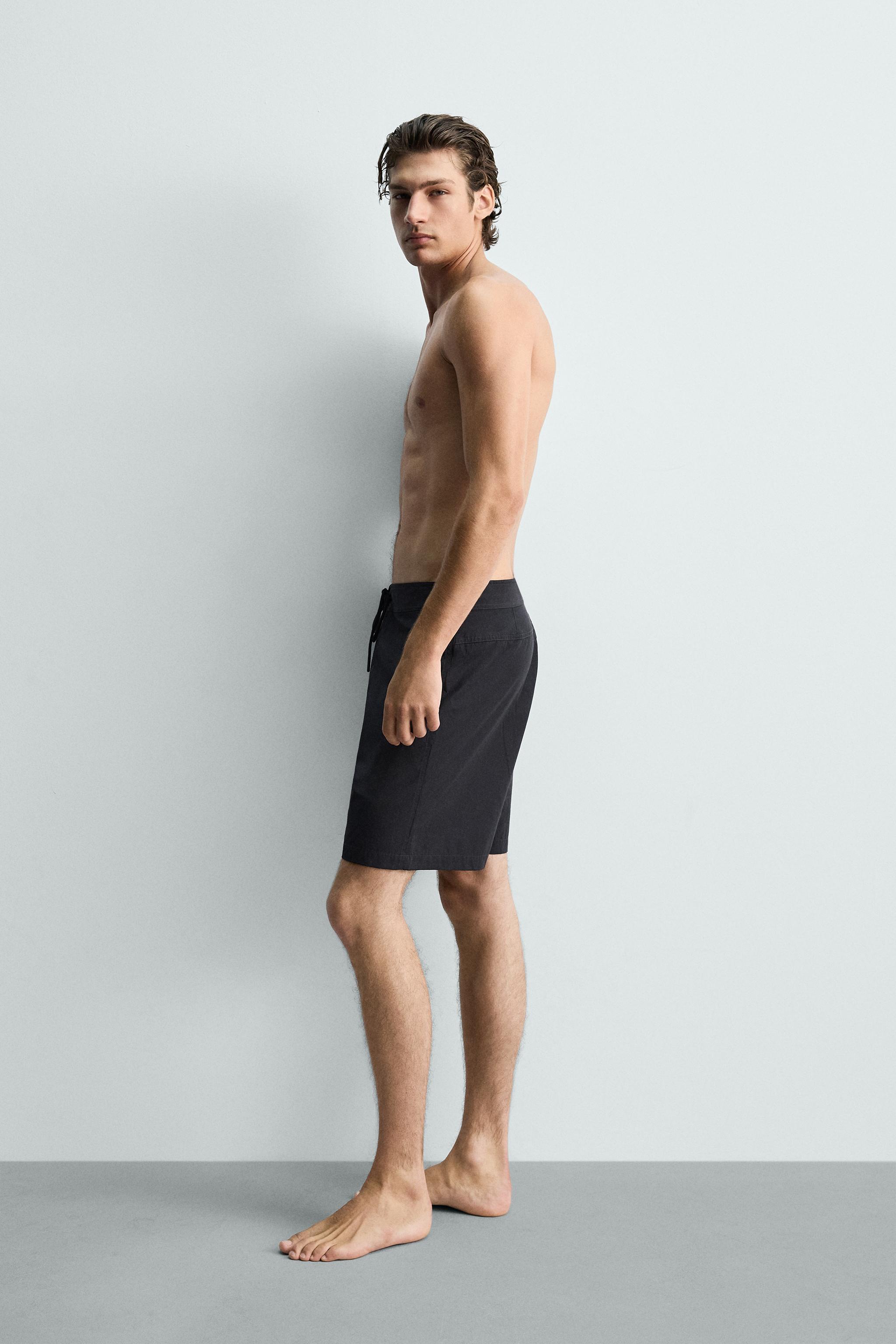 MAILLOT DE BAIN LONG À CORDON